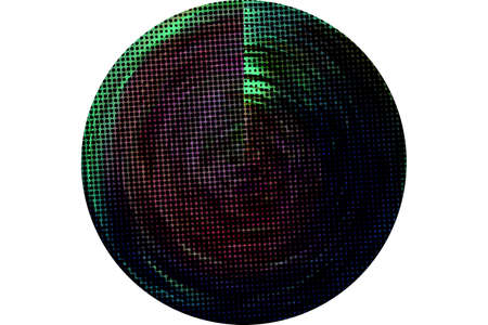Grunge, rough or retro circle or sphere type illustrations background abstract, overlay filter effect texture.の写真素材