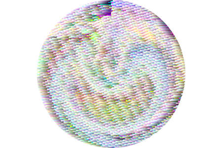 Overlay filter effect grunge, rough or retro circle or sphere type illustrations background, good for graphic design, wallpapers or booklets.の写真素材