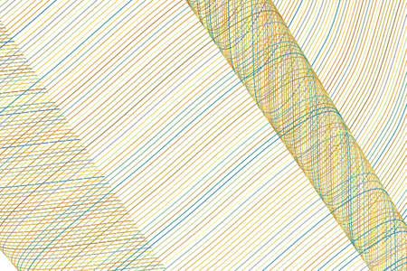 Abstract line, curve & wave geometric pattern, colorful & artistic for graphic design, catalog, textile or texture printing & background. Vector illustration graphic.のイラスト素材