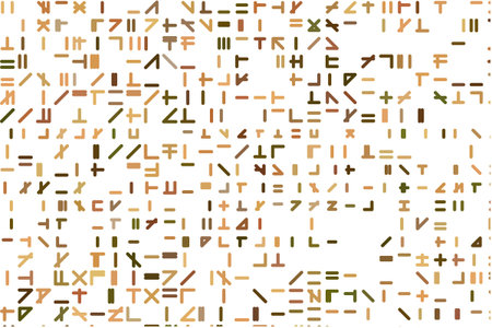 Line or shape illustrations background abstract, artistic texture. Vector isolated on white.