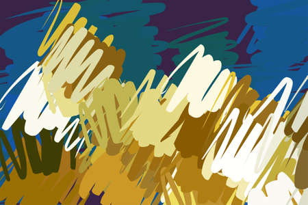 Abstract hand drawn pencil or pen lines Sketch, artistic for graphic design, catalog, textile or texture printing & background. Vector artwork.のイラスト素材