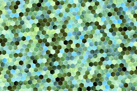 Hexagon strip illustrations background abstract, colorful pattern texture.の写真素材