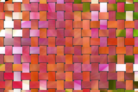 Abstract conceptual rattan woven mat pattern. Good for web page, graphic design, catalog, texture or...