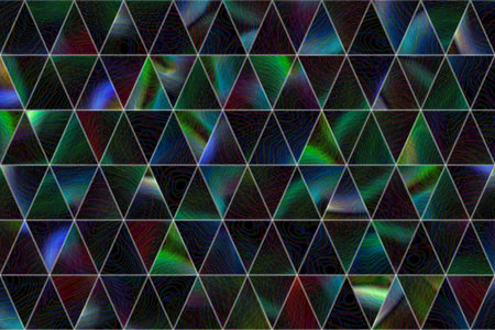 Abstract illustrations of triangle strip, conceptual. Good for design background.