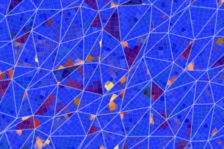 Abstract triangle strip illustrations background.の写真素材