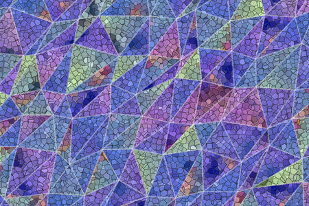 Abstract illustrations of triangle strip, conceptual. Good for design background.