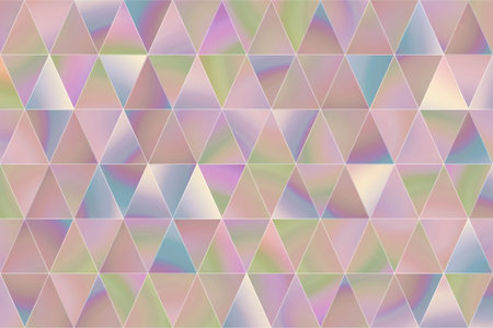 Abstract triangle strip generative art background.の写真素材
