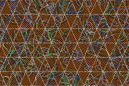 Artistic triangle strip pattern of geometric background abstract.