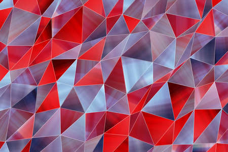 Abstract illustrations of triangle strip, conceptual. Good for design background.の写真素材
