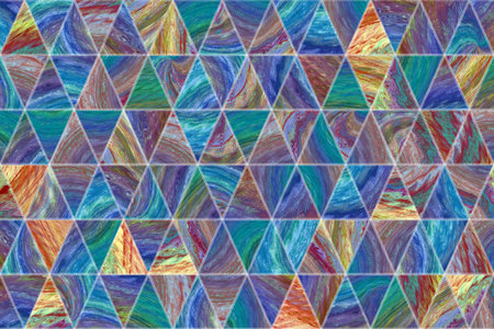 Abstract background with triangle strip.