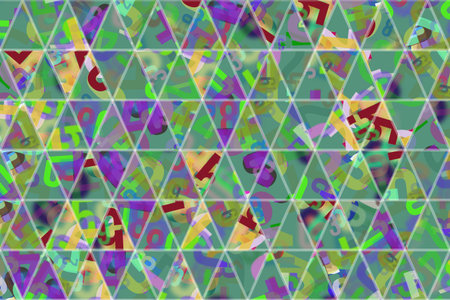 Conceptual background triangle strip for design catalog or texture.