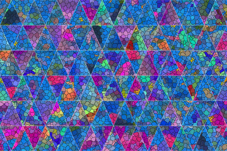 Conceptual background triangle strip for design catalog or texture.