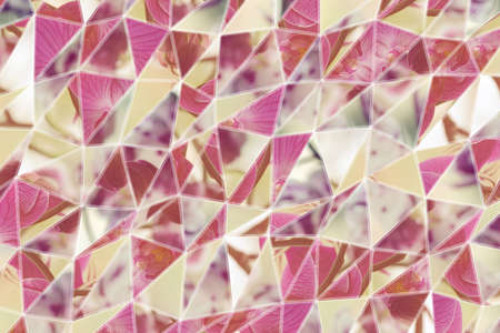 Abstract illustrations of triangle strip, conceptual. Good for design background.の写真素材