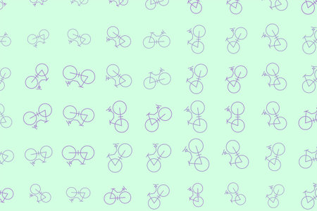 Texture background hand drawn. Abstract outline of bicycle, good for design. Cartoon style vector.