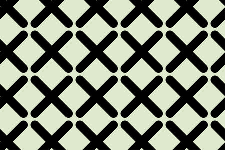 Abstract conceptual hand drawn tick or cross mark, right or wrong sign. Good for web page, graphic...