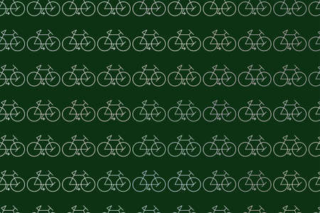 Abstract illustrations of outline of bicycle, conceptual. Good for design background. Cartoon style vector.のイラスト素材