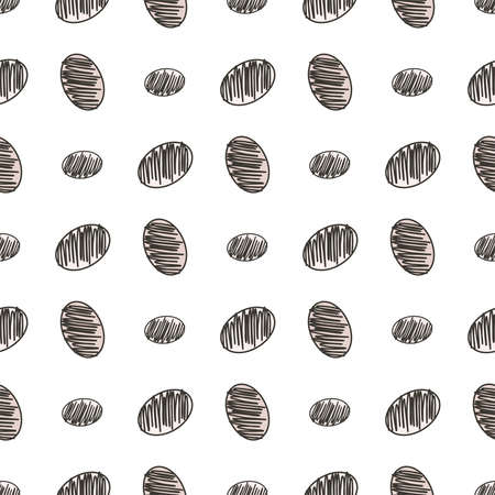 Seamless abstract conceptual hand drawn mixed or mutiple shapes. Good for web page, graphic design, catalog, texture or background. Cartoon style vector.のイラスト素材