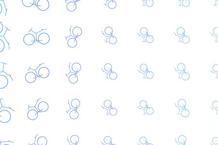 Abstract conceptual hand drawn outline of bicycle. Good for web page, graphic design, catalog,...