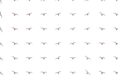 Flying birds background hand drawn, good for graphic design. Cartoon style vector.
