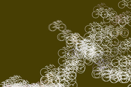 Texture background hand drawn. Abstract outline of bicycle, good for design. Cartoon style vector.のイラスト素材