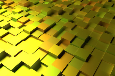 Shape composition, block or cube, geometric structure. Decorative, illustrations. For design...