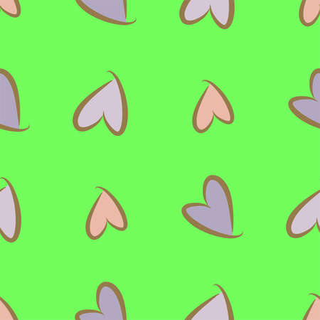 Seamless abstract hand drawn love for valentine day, celebrations or anniversary, artistic for graphic design, catalog, textile or texture printing & background. Vector artwork.のイラスト素材