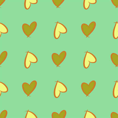 Seamless abstract illustrations of love for valentine day, celebrations or anniversary, conceptual. For design background. Vector artwork.のイラスト素材