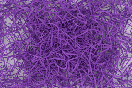 CGI composition, messy strings virtual backdrop, for design texture or title background. 3D render.