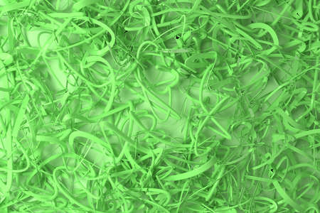 Background abstract, messy strings virtual backdrop CGI composition, for design & graphic resource. 3D render.の写真素材