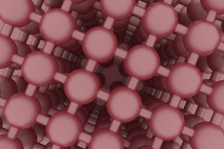 Inter-locked sphere, molecule style concepture, virtual geometric. For web page, wallpaper, graphic...