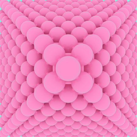 Molecule style concepture inter-locked pyramids, illustrations of sphere geometric, for graphic...
