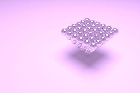 Background abstract, molecule style concepture inter-locked pyramids sphere geometric, for design &...