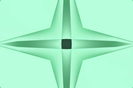 CGI, backdrop, random geometric. For illustrations design, texture or background. 3D render.の写真素材