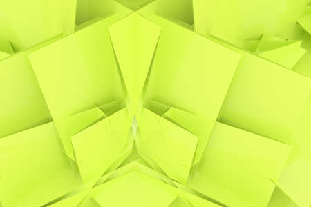 CGI, random geometric backdrop, for design texture or title background. 3D render.の写真素材