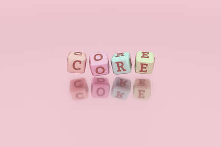 Core computer ICT keyword. Graphic resource, texture or background, for web page or design.の写真素材