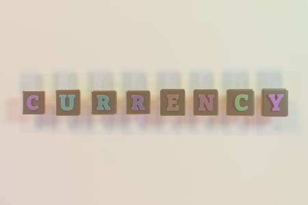 Currency, finance keyword. Graphic resource, texture or background, for web page or design.の写真素材