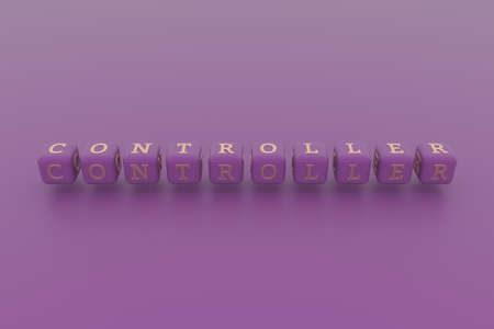 Controller computer ICT keyword. Graphic resource, texture or background, for web page or design.の写真素材