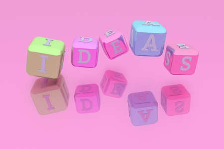 Ideas, creative keyword. Graphic resource, texture or background, for web page or design.の写真素材