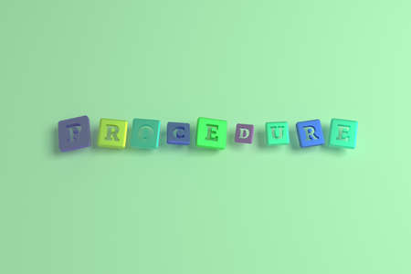 Procedure, finance keyword. Graphic resource, texture or background, for web page or design.の写真素材