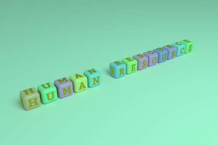 Human Resource, business keyword. Graphic resource, texture or background, for web page or design.の写真素材