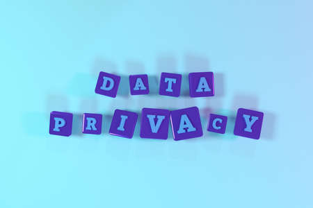 Data Privacy, ict keyword. Graphic resource, texture or background, for web page or design.の写真素材