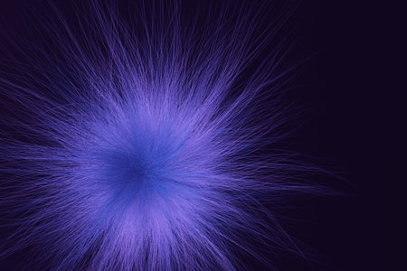 Abstract of fur, dreamy & artistic look background. Closeup, 3D rendering & illustration. Good for...