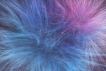 Abstract of fur, dreamy & artistic look background. Closeup, 3D rendering & illustration. Good for book, magazine, catalog cover & design.の写真素材