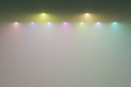 Colors and lights emitted from top, for background.の写真素材