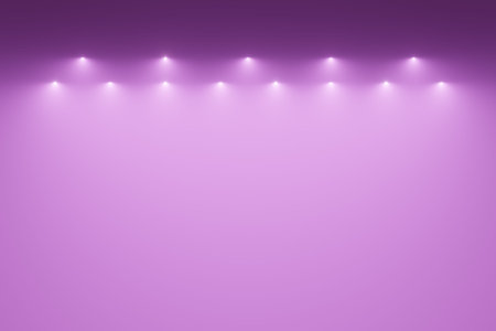 Colors and lights emitted from top, for background.