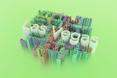 Las Vegas, city travel destination keyword words cloud. For web page or design, as graphic resource,...