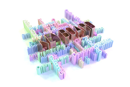 Keyboard, ICT, information technology keyword words cloud. For web page or design, as graphic...