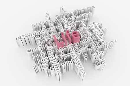 Life, motivation, keyword words cloud. As graphic resource, texture or background. 3D rendering.の写真素材