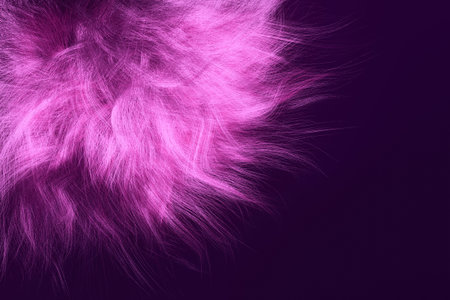 Abstract of fur, dreamy & artistic look background. Closeup, 3D rendering & illustration. Good for...