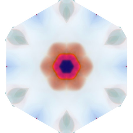Virtual kaleidoscope mandala sequence patterns, abstract for graphic resources and background.